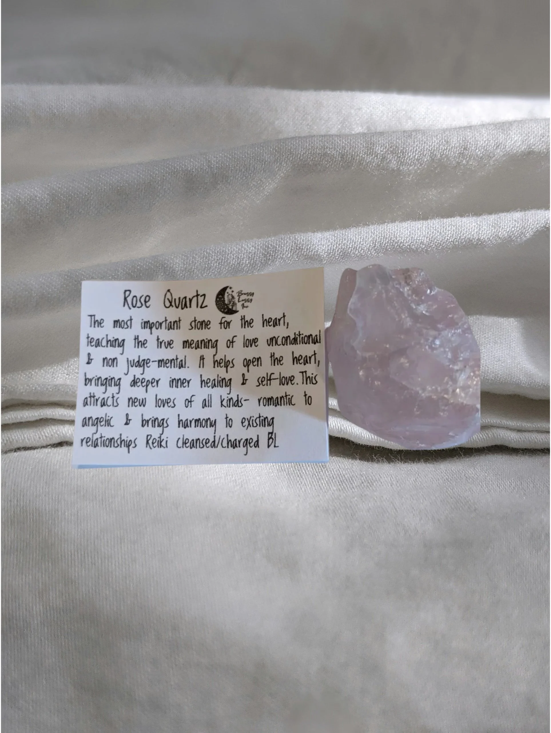Raw Rose Quartz -Love • Compassion • Emotional Healing