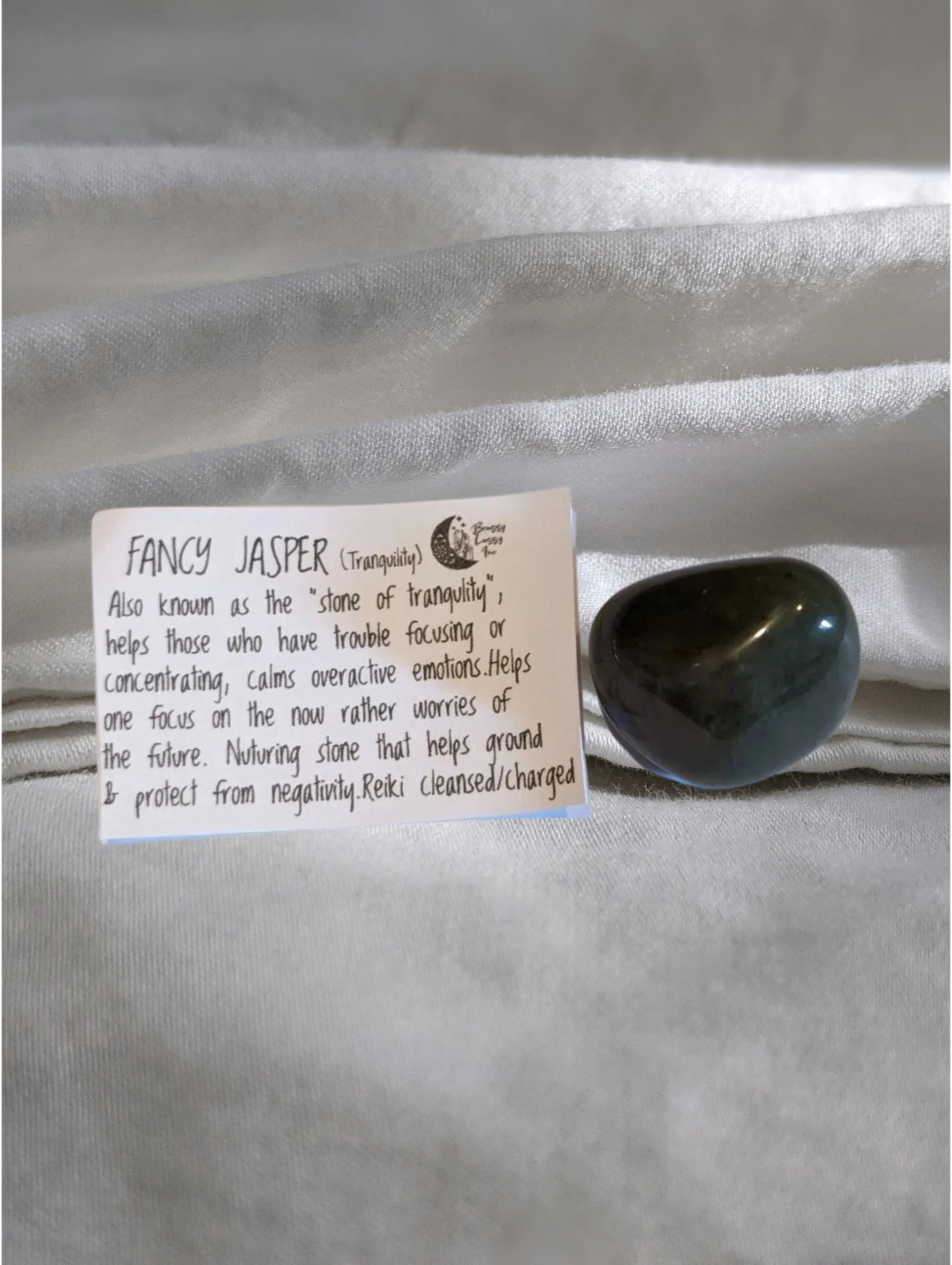 Fancy Jasper. Peace • Compassion • Emotional Balance