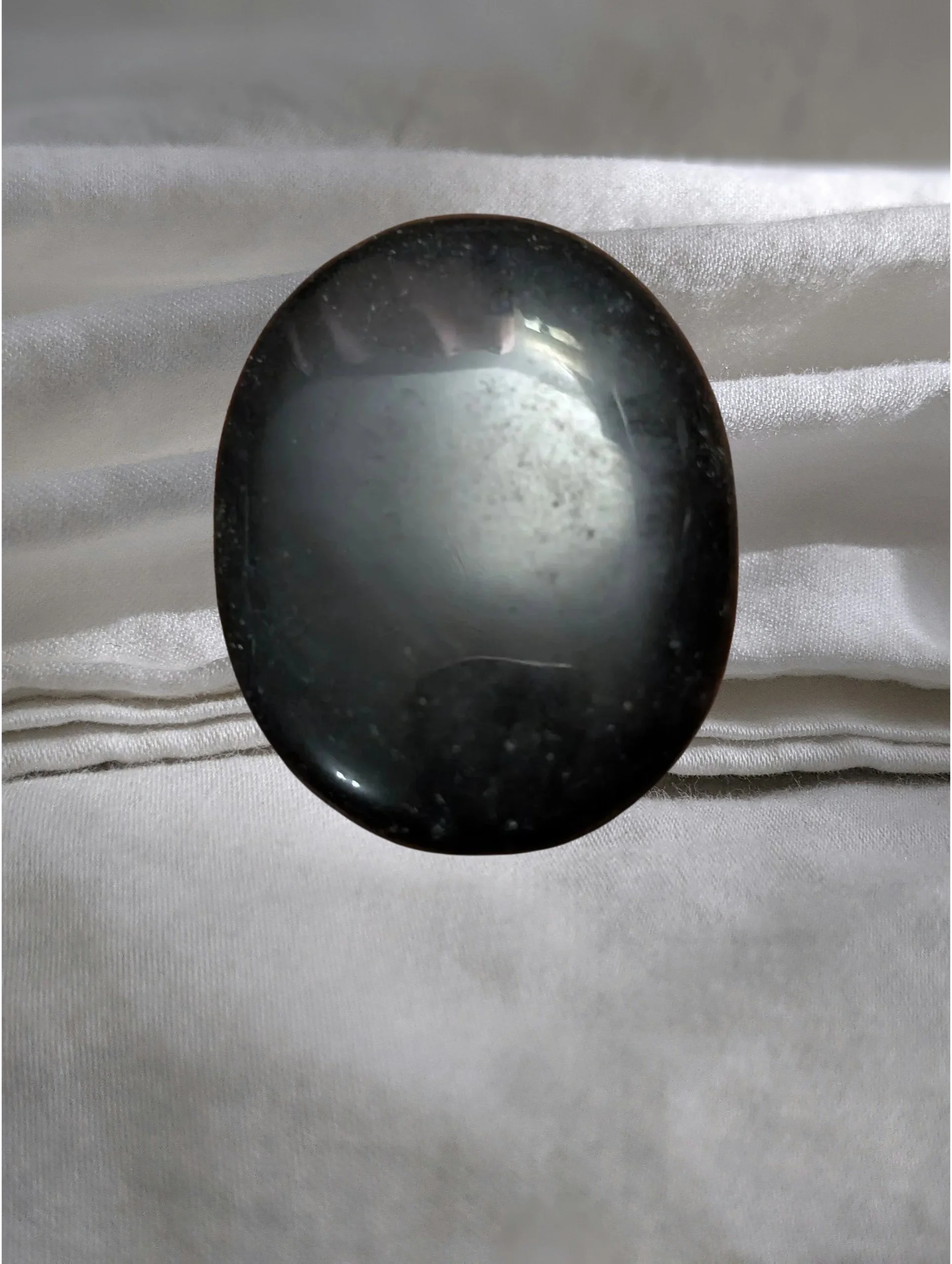 🪨🖤🔥 Obsidian Worry Stone 🔥🖤🪨  🛡️🖤 Protection • Grounding • Release • Stability • Safe Support 🌍✨