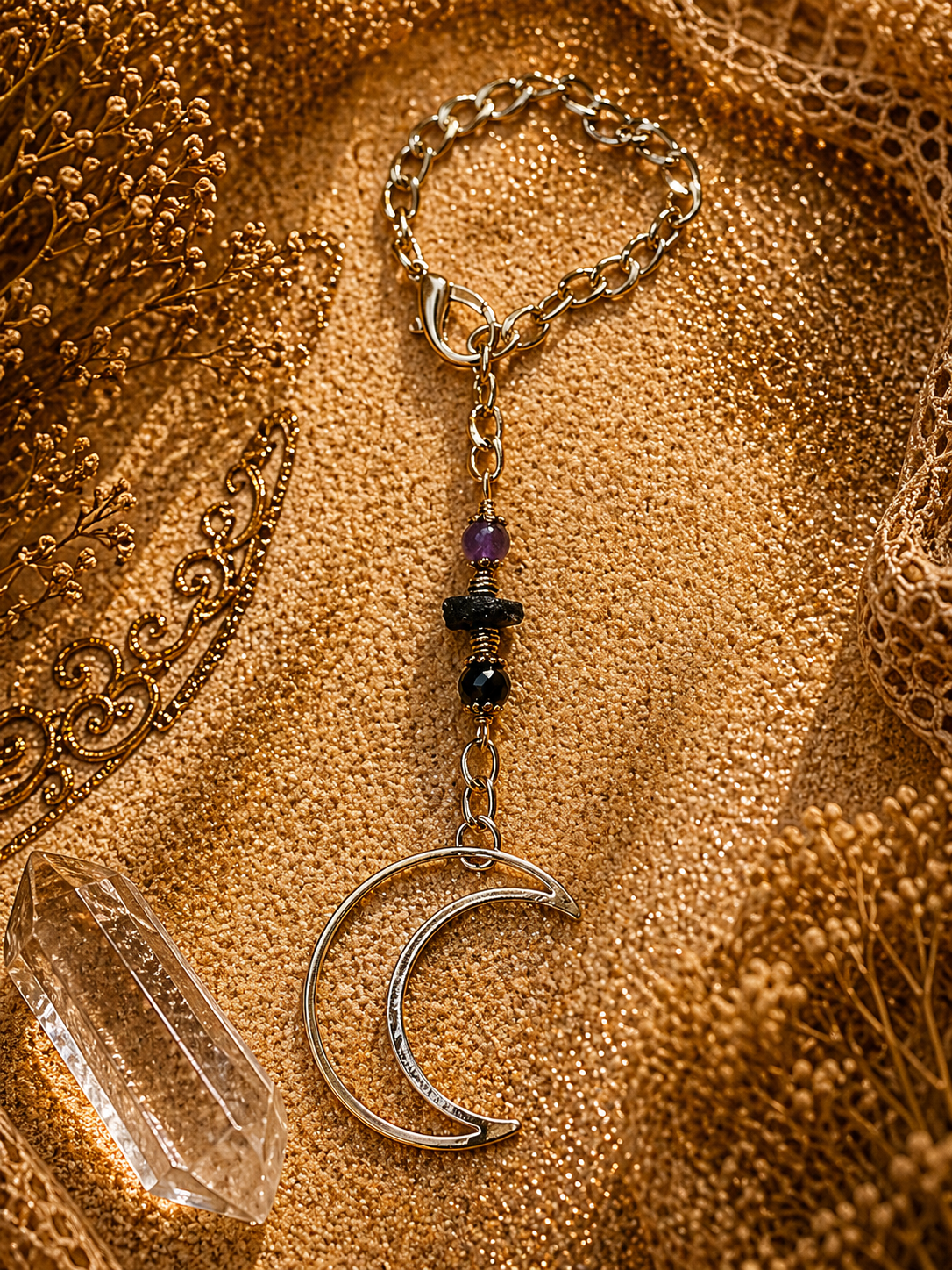🌙 Crescent Moon Protection Amulet