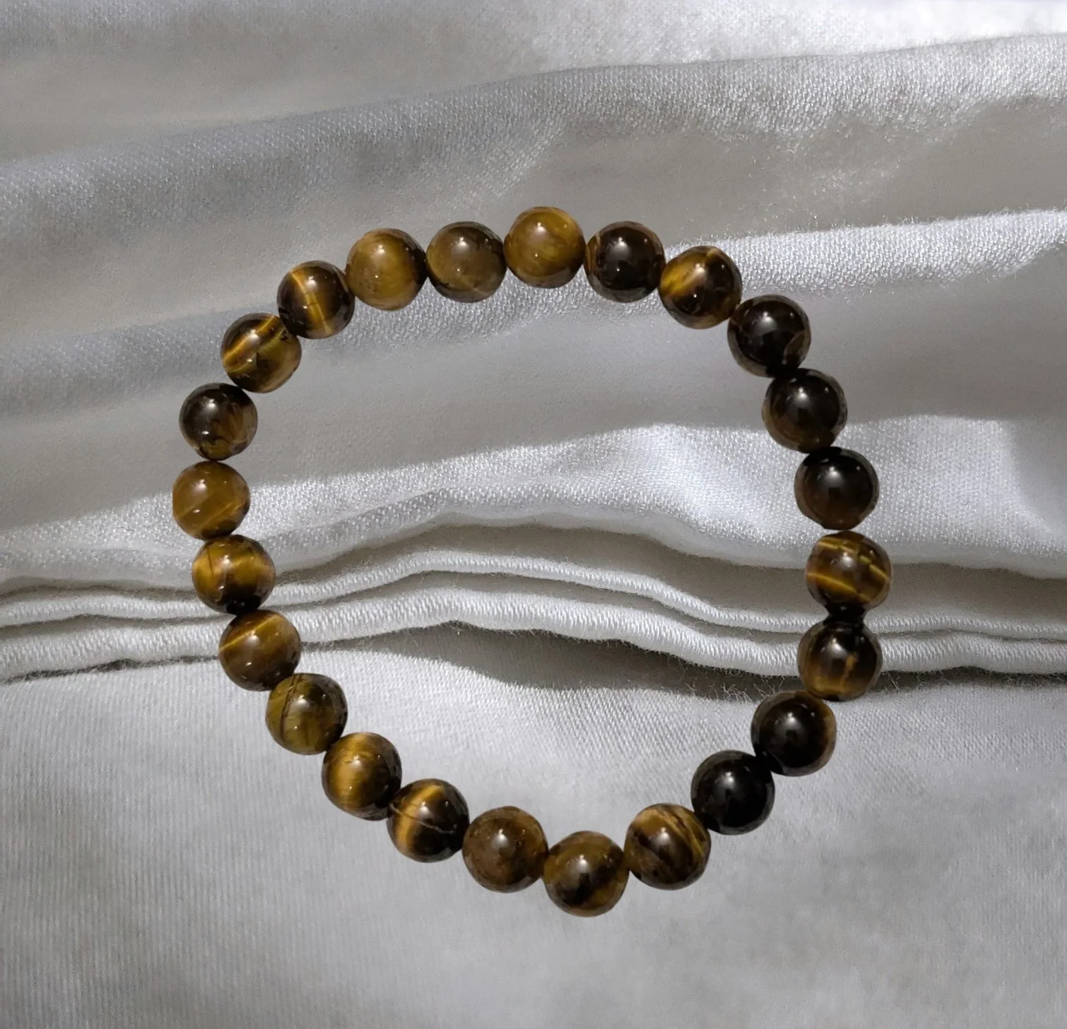 Tiger’s Eye Stretch Bracelet – Strength, confidence & Grounding Power