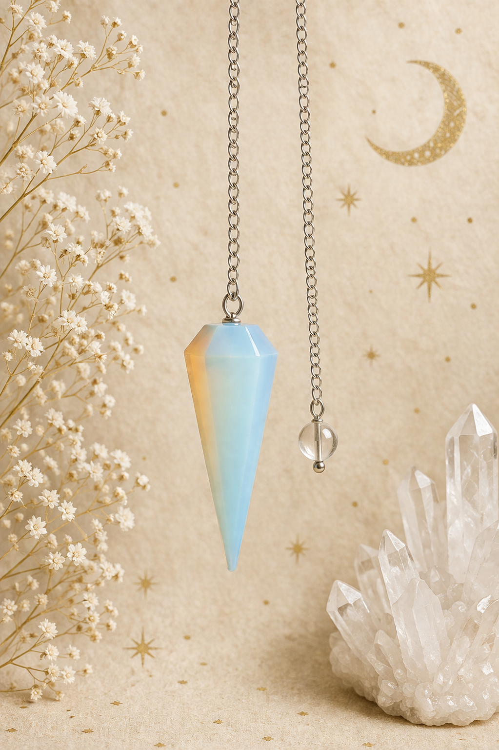 Opalite Pendulum ✨ Clarity • Calm • Insight