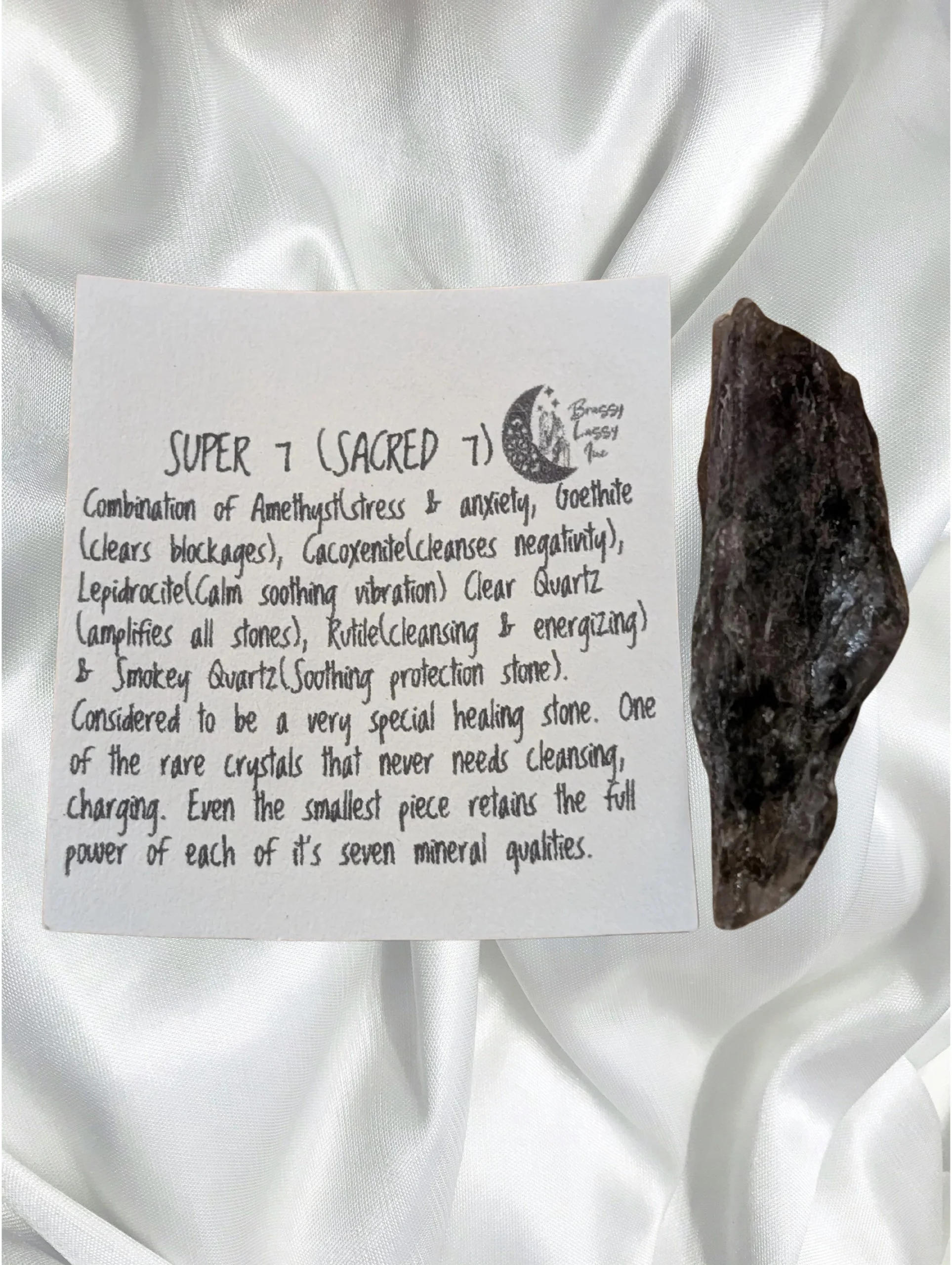 ✨ Raw Super 7 (Sacred Seven)  Spiritual Alignment • Amplification • Higher Awareness Approx. 2"