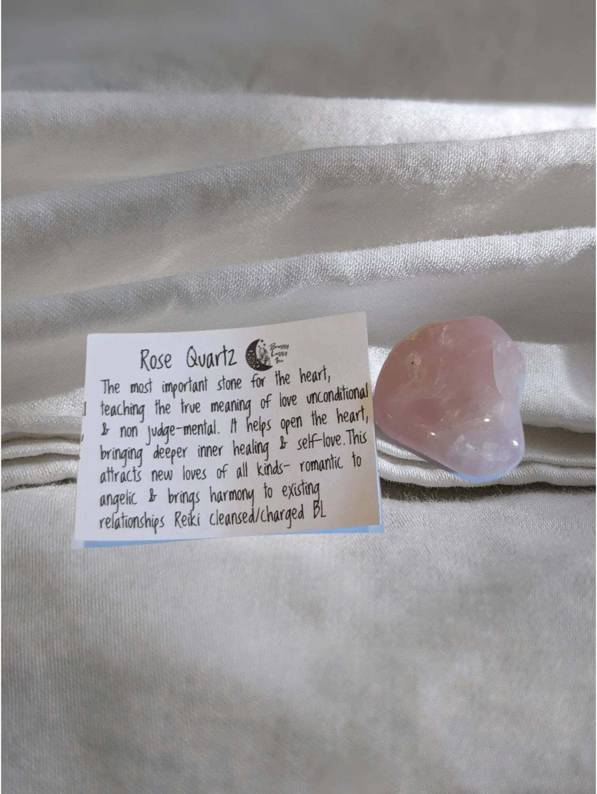 Rose Quartz (Compassion • Self-Love • Heart Awakening)