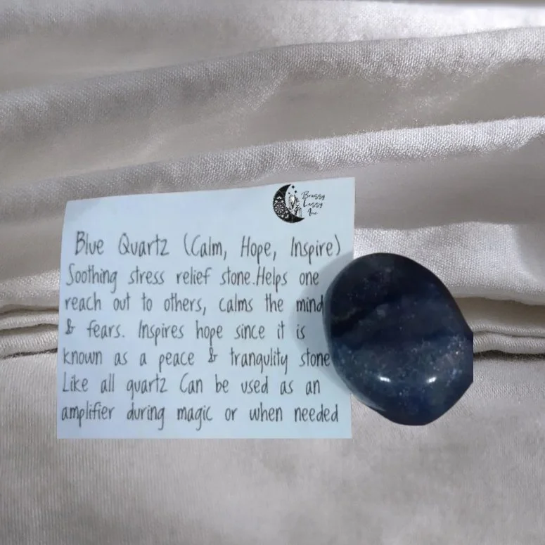 Blue Quartz -Calm • Communication • Intuition