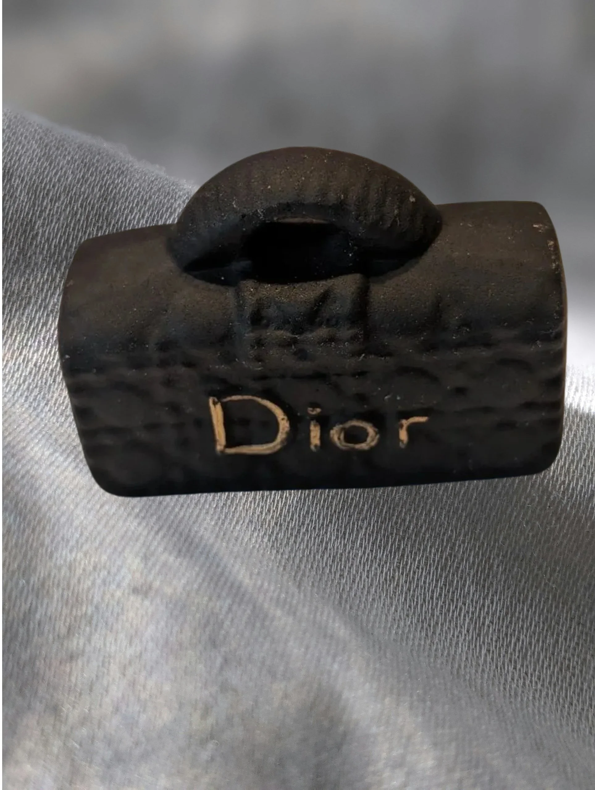 👛🖤Obsidian Christian Dior Purse – Chic Protection in Miniature