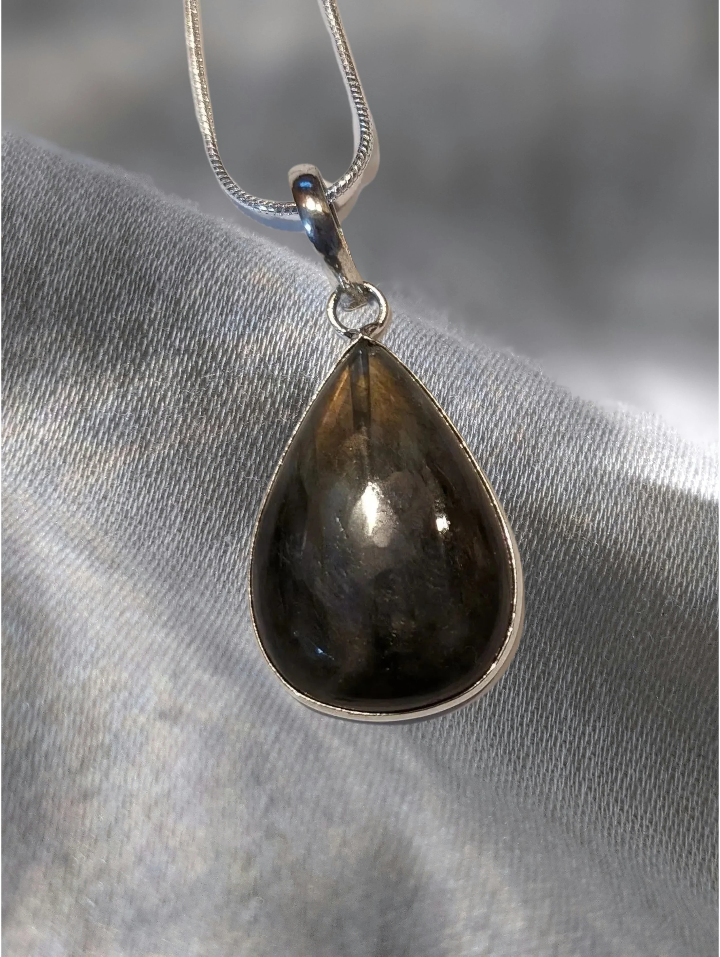 ⚡✨ Labradorite Teardrop Pendant ✨⚡ Intuition • Protection • Transformation