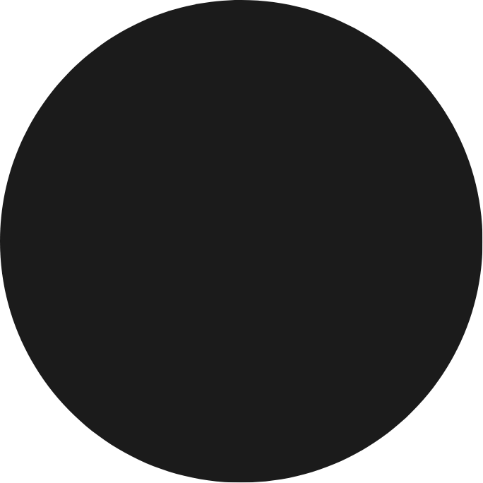 A black circle with no distinguishable features.