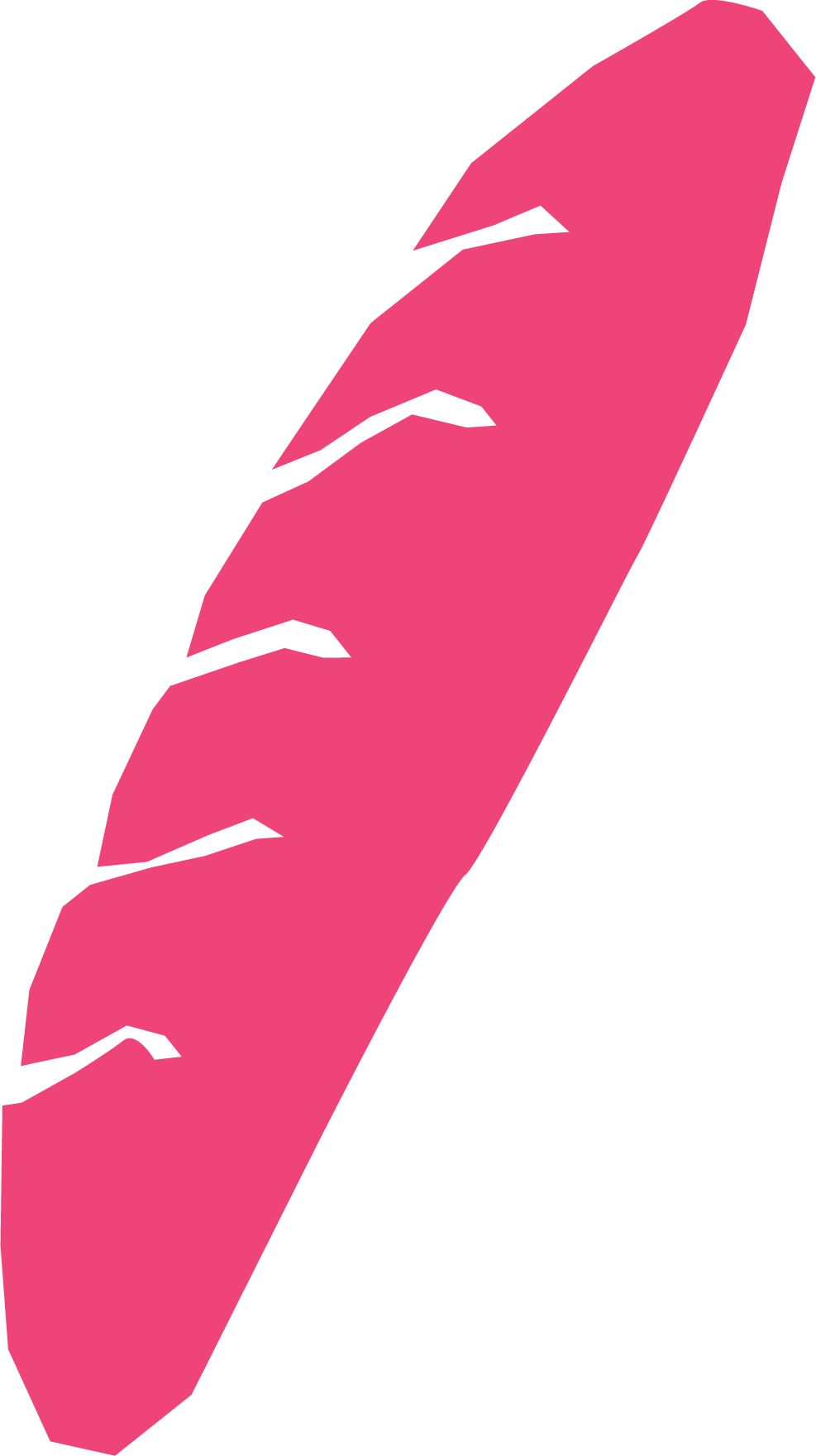 Ein pinkes Baguette
