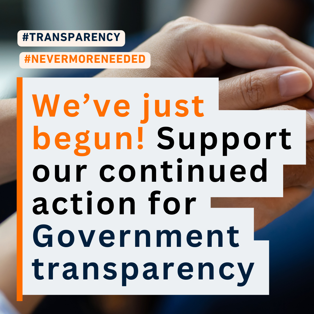 Government Transparency Examples Government transparency campaign
