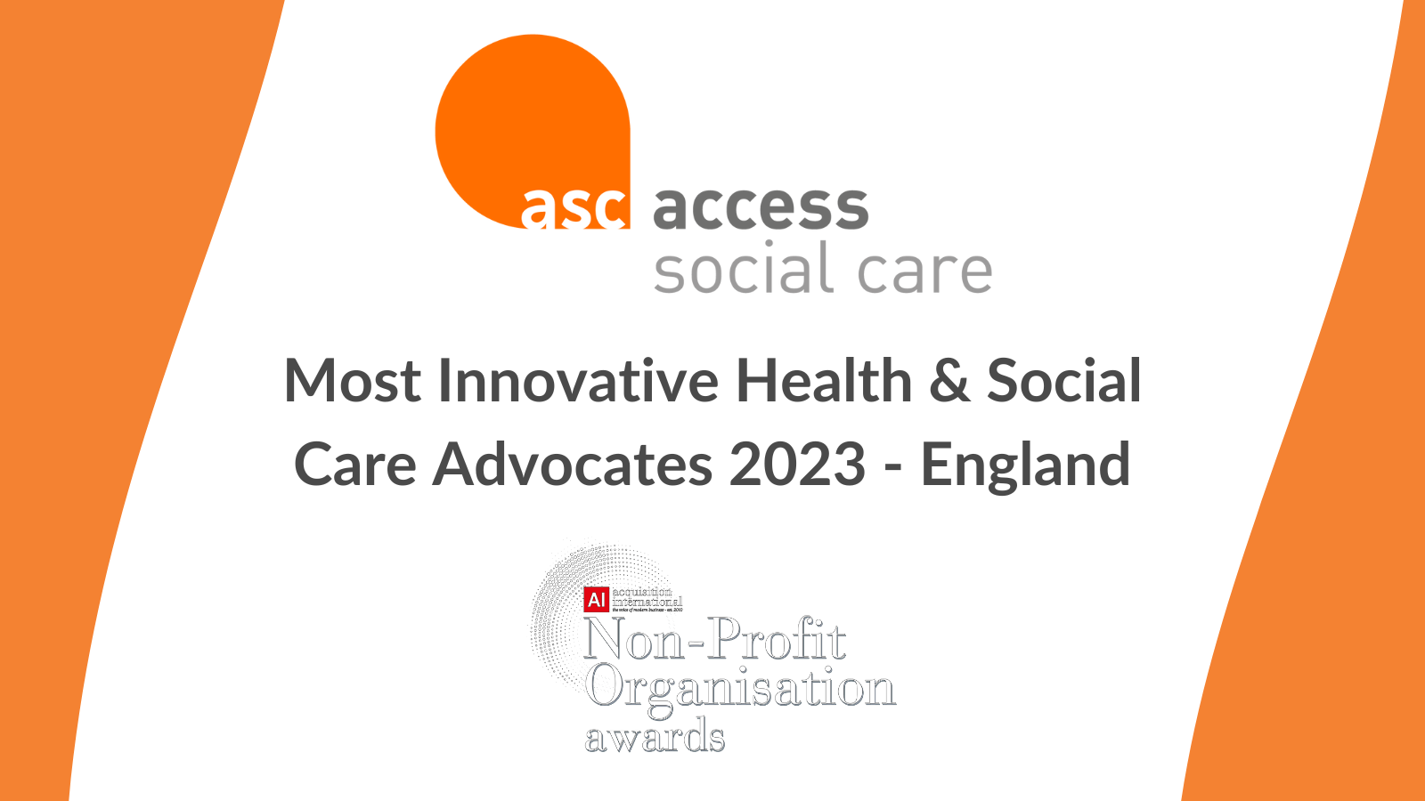 Winners of “Most Innovative Health &amp; Social Care Advocates - England” Award