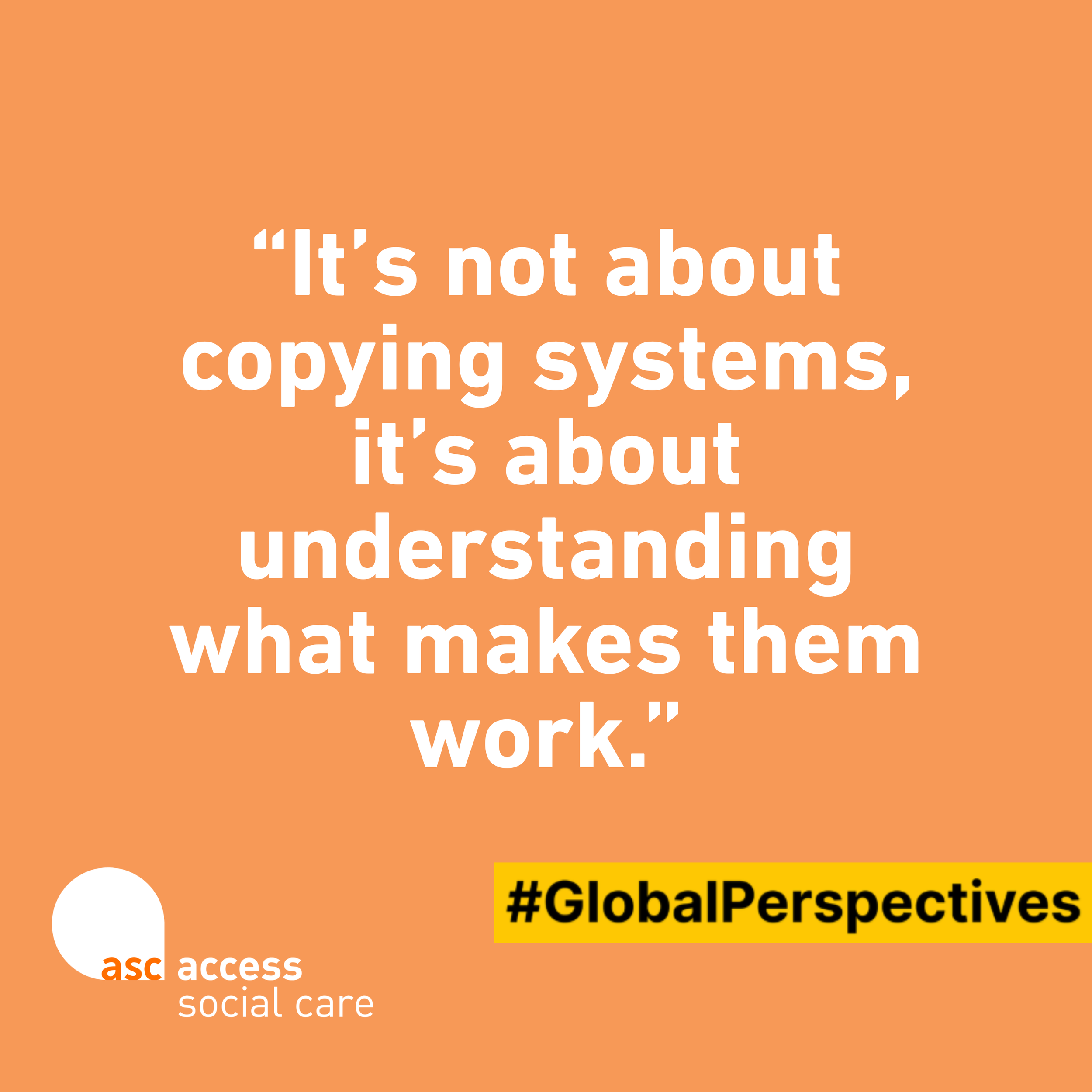 What We’ve Learned: Global Lessons for the Future of Social Care