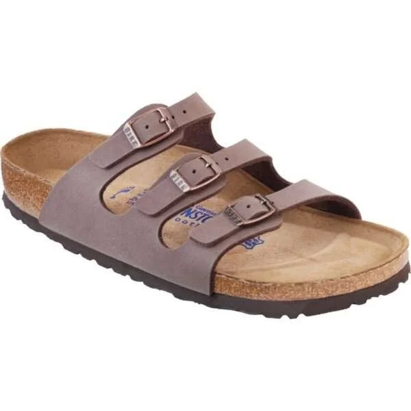Custom Birkenstock sandals with contoured cork footbed and built-in orthotics — superior comfort, arch & heel support, gait support by Canadian Foot Clinic & Orthotic Centre, St. Catharines.