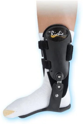 Richie Brace AFO for drop foot, flat feet & ankle pain — custom ankle foot orthosis without the bulk, gait stabilization, rehab device; registered chiropodist at Canadian Foot Clinic & Orthotic Centre, St. Catharines.