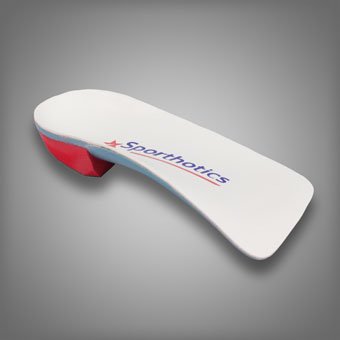 Sport orthotic from PFOLA-accredited lab for precision fit and superior shock absorption by registered chiropodist at Canadian Foot Clinic & Orthotic Centre St Catharines — custom orthotics, athletic support.