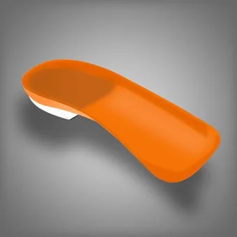 Custom Rigidur & UCBL child custom orthotic from PFOLA‑accredited lab — precision pediatric foot correction, flatfoot and gait support by registered chiropodist at Canadian Foot Clinic & Orthotic Centre, St. Catharines.