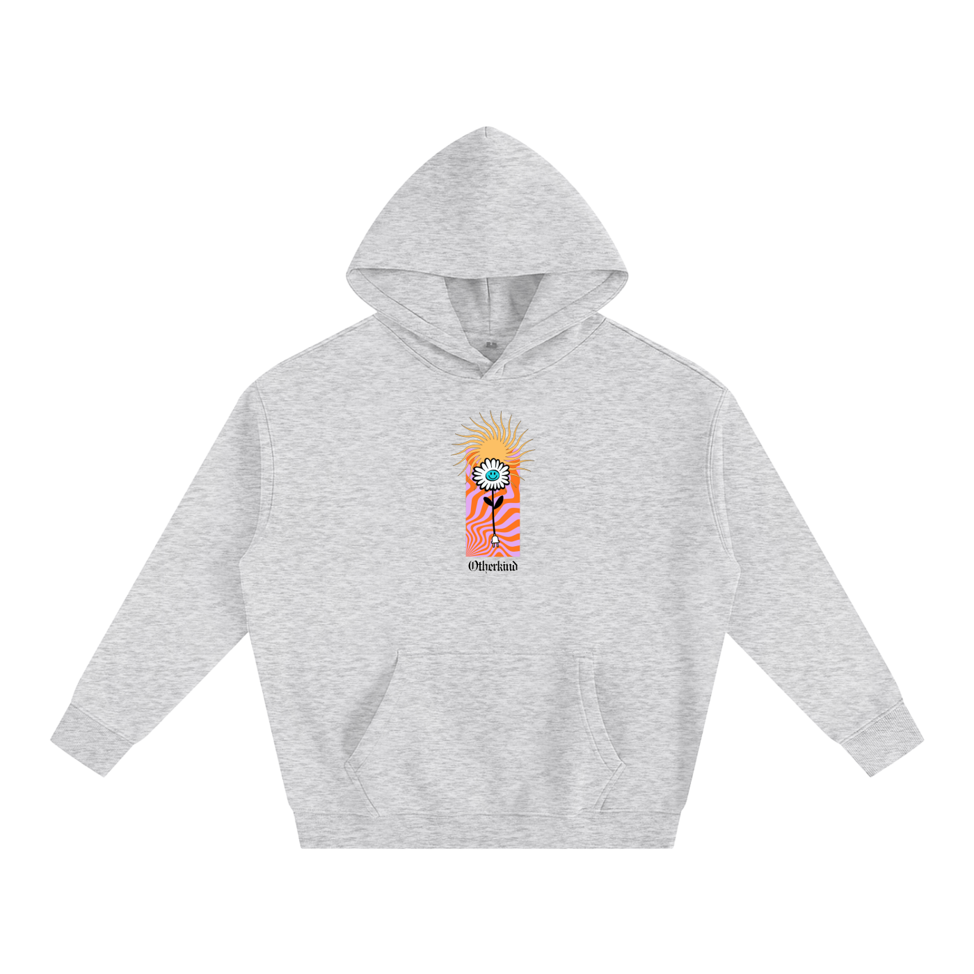 FLOWER POWER GREY Hoodie