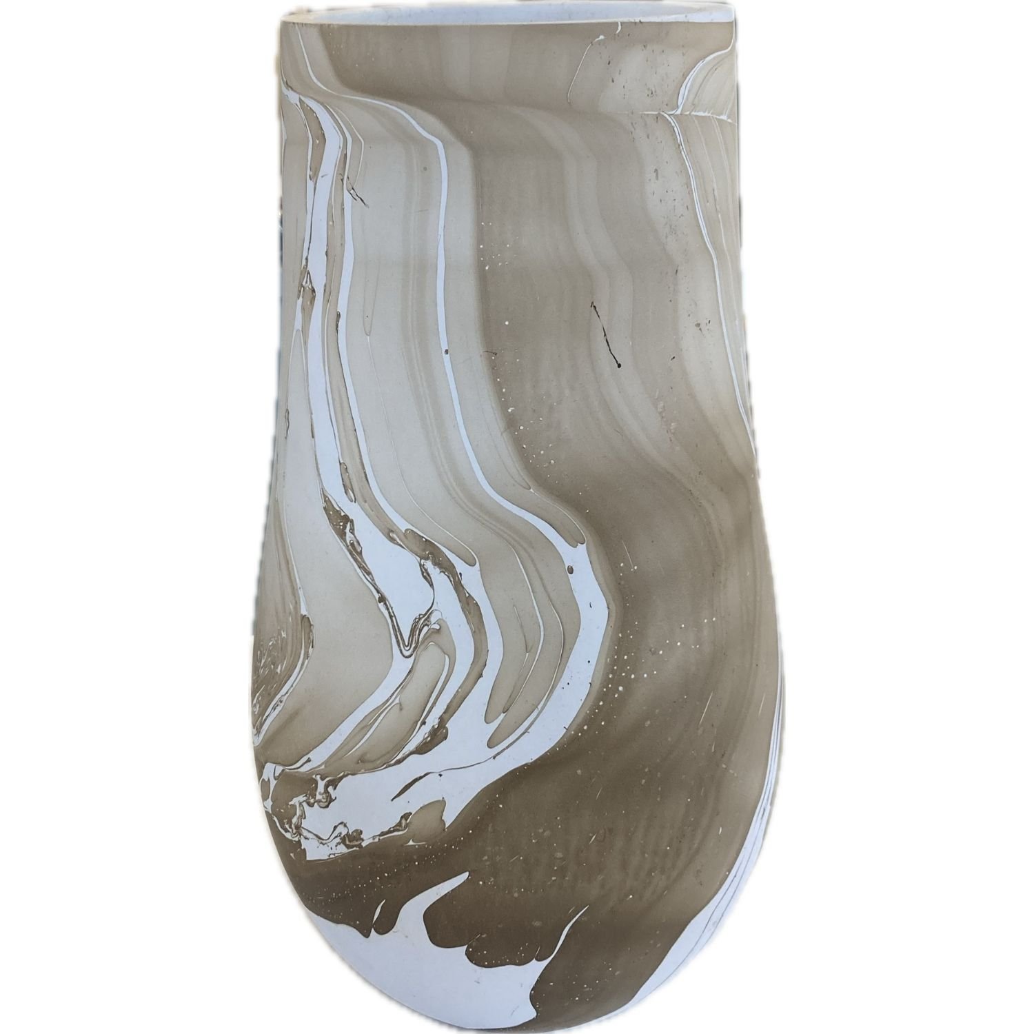 Bridget Beari Designs - Marbleized Mango Wood Vase - Large