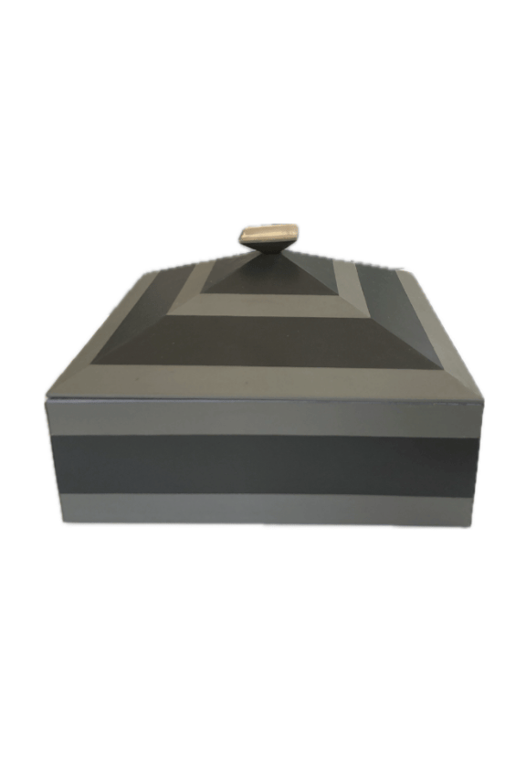PYRAMID LEATHER BOX