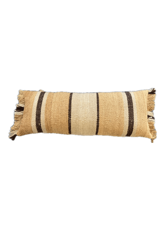 ARTISAN WOVEN STRIPED PILLOW