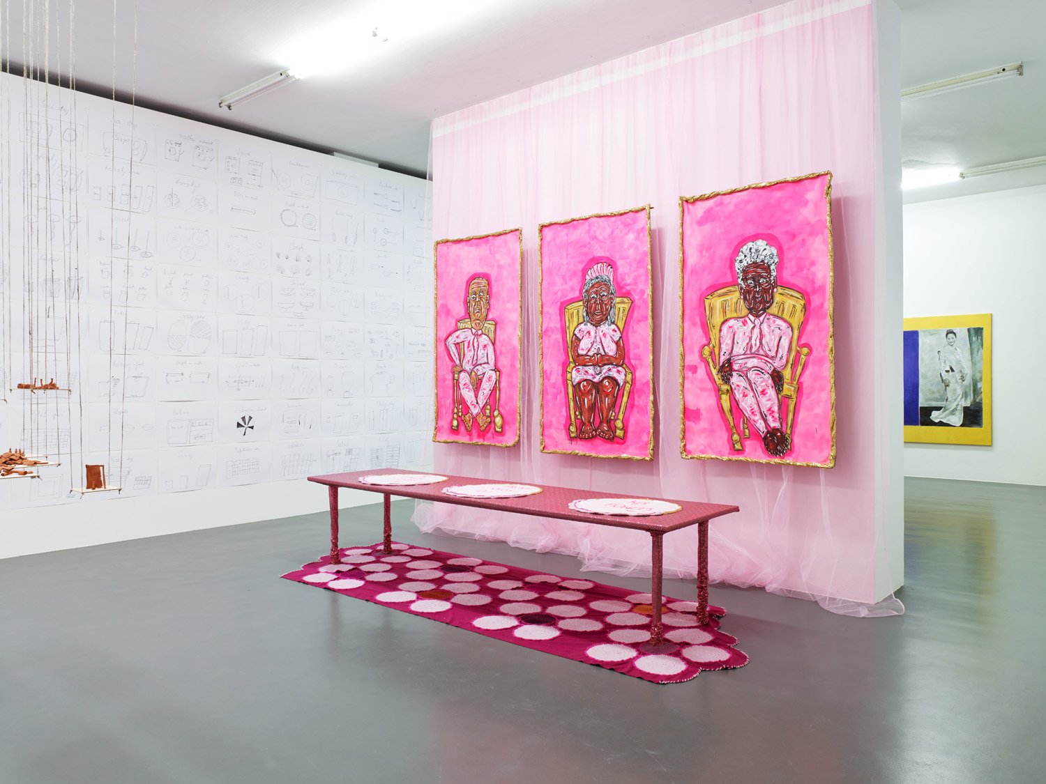  December, 2023
Kunstinstituut Melly
Acryl on canvas, textile 
and crochet
Multiple dimensions 