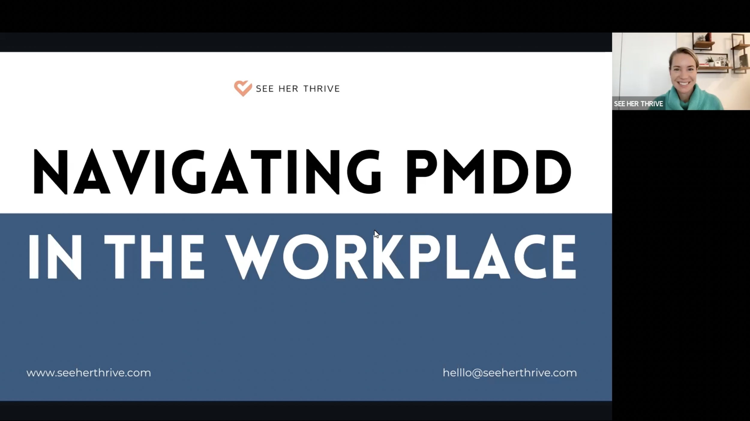 PMDD at Work: How to Cope, Communicate and Get Support (free webinar)