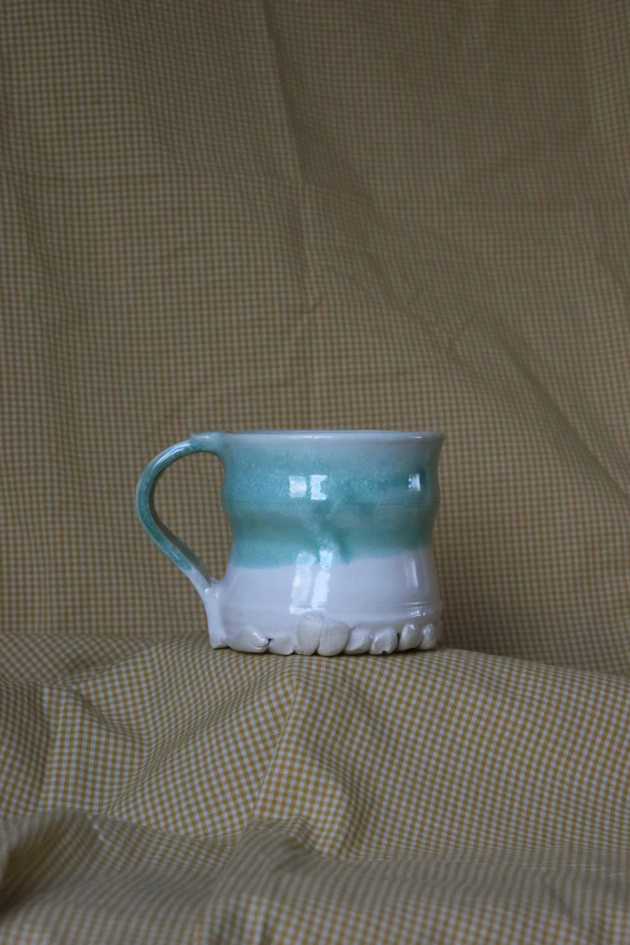 Mug | White and Turquoise