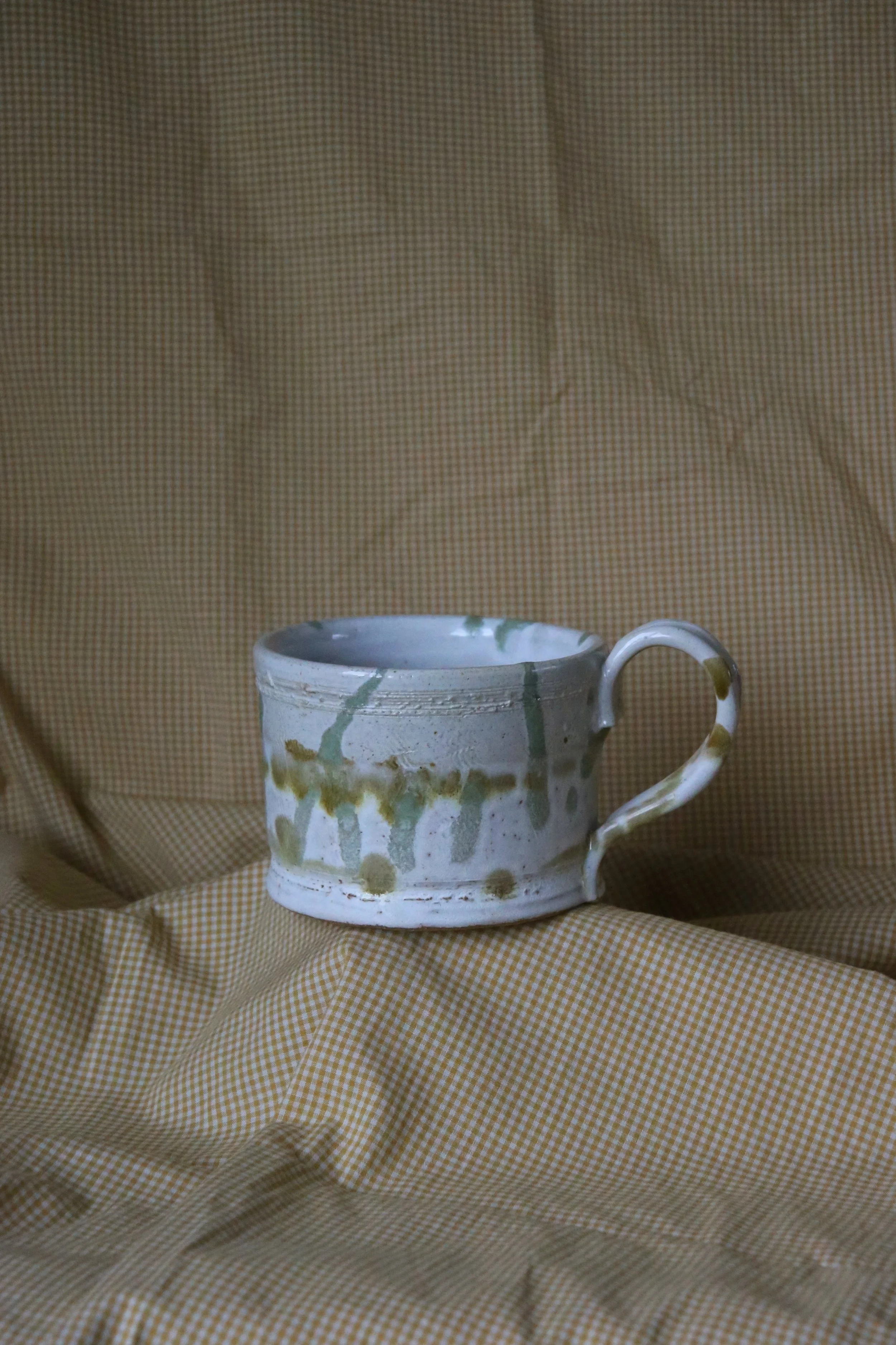 Mug | White, Celadon and Honey