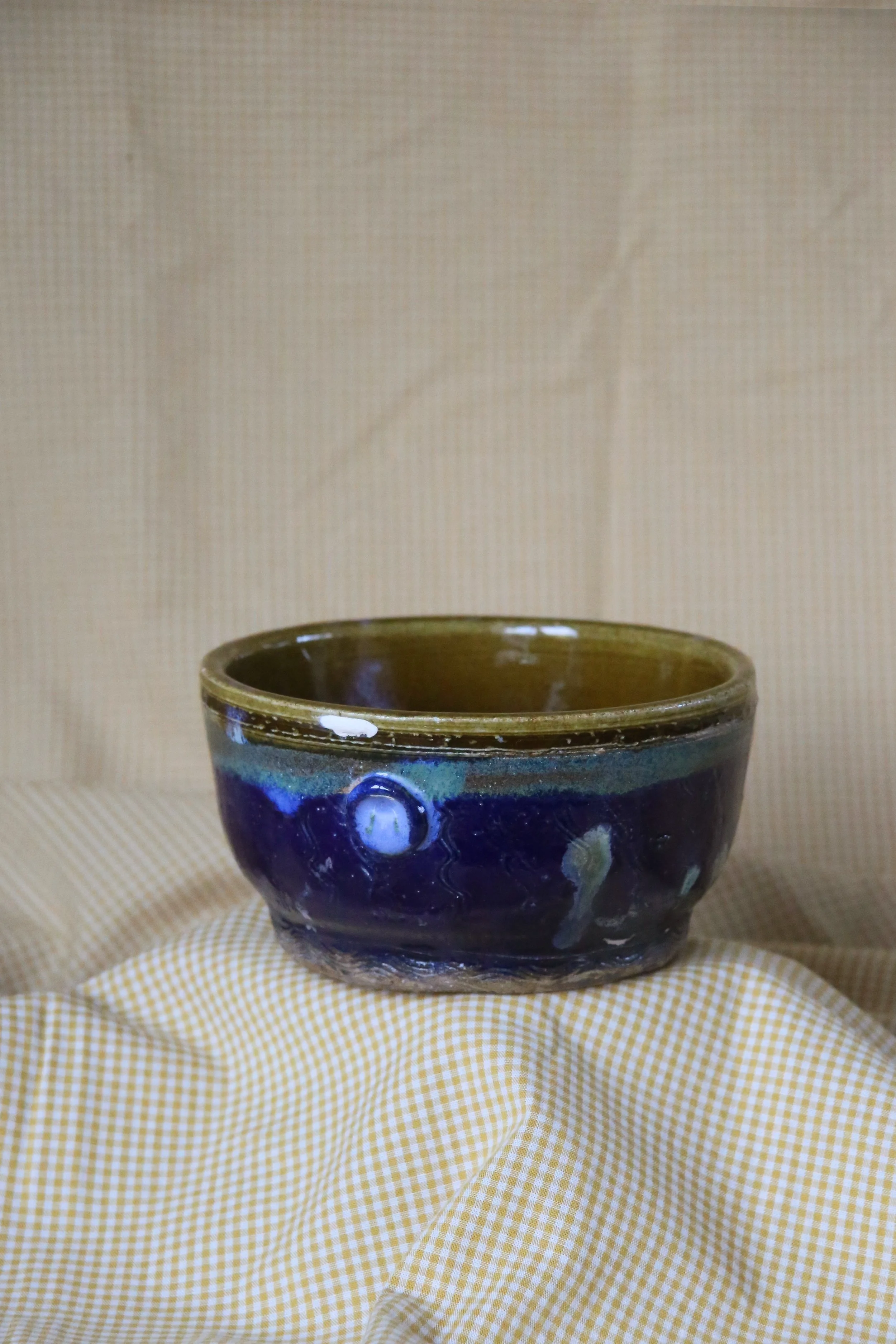 Bowl | Royal Blue and Honey