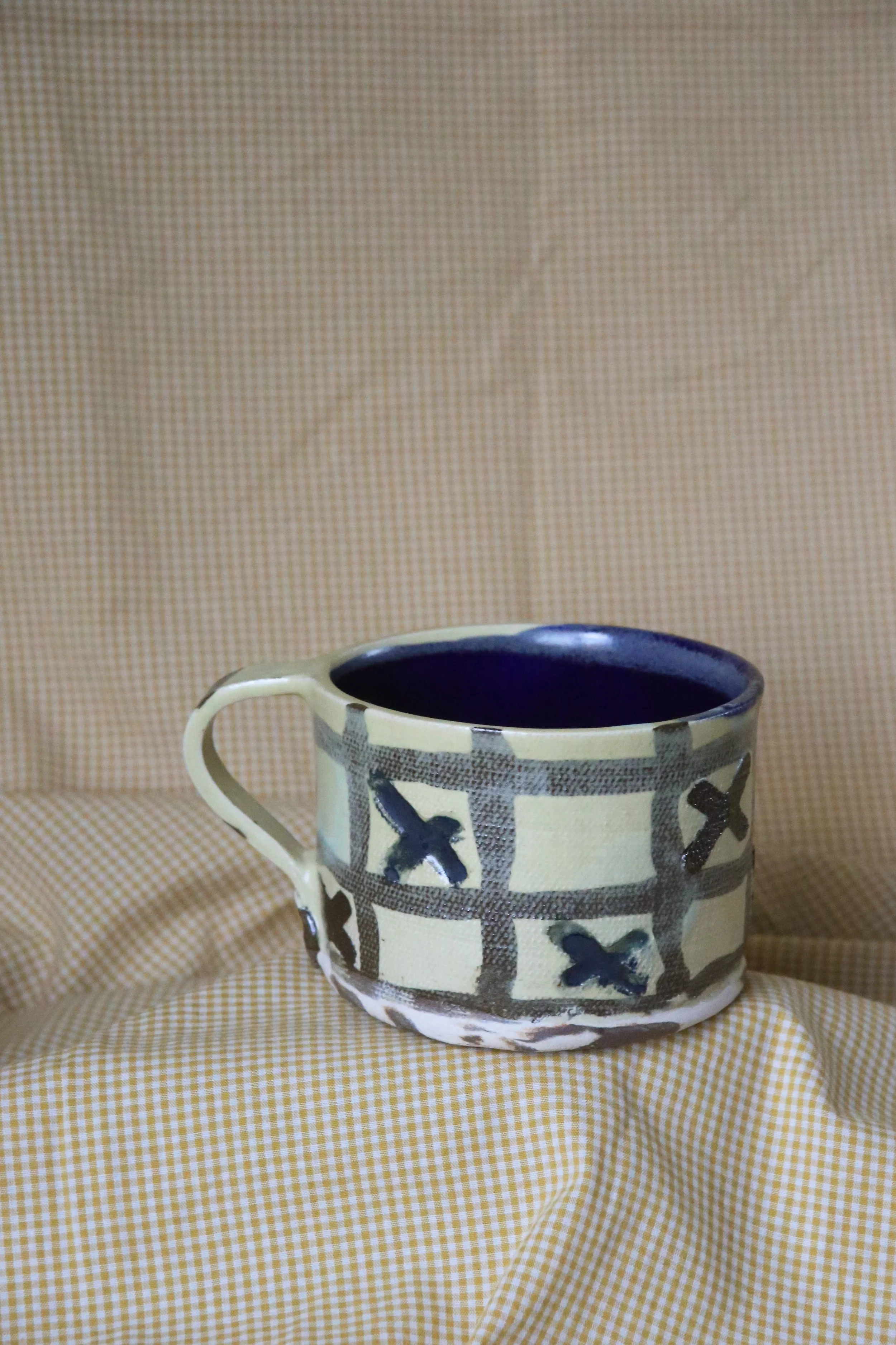 Mug | Corn Yellow, Royal Blue and Jade