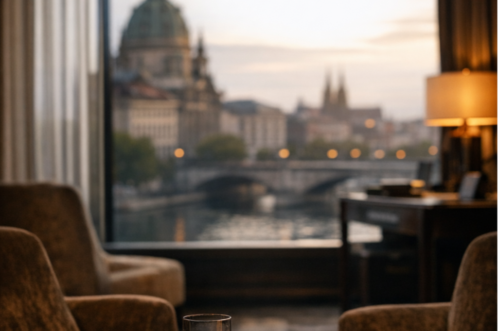 Luxe Hotel Suite met uitzicht