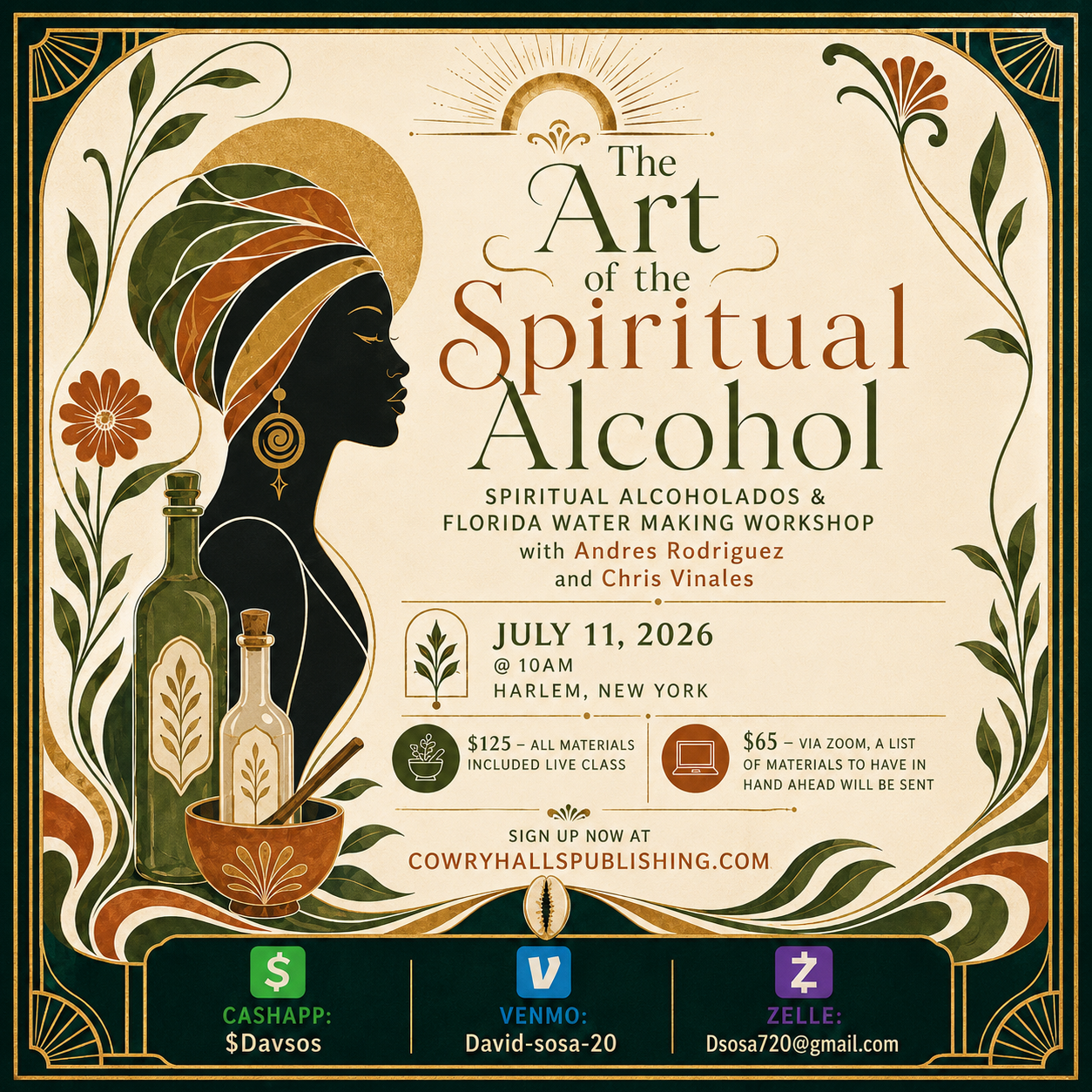 FUENTE July Workshop: The Art of Spiritual Alcohol