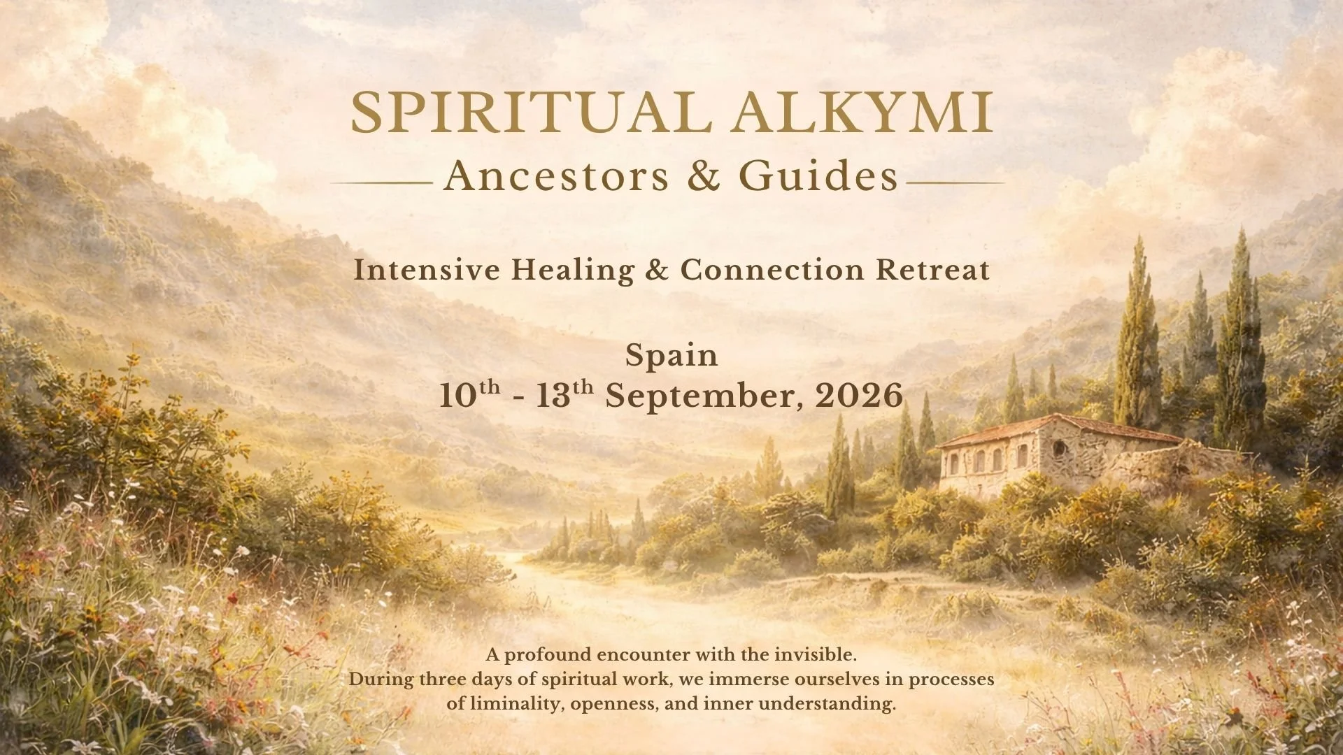 FUENTE September: Spiritual Alkymi: Ancestors & Guides Retreat in SPAIN (DOUBLE ROOM)