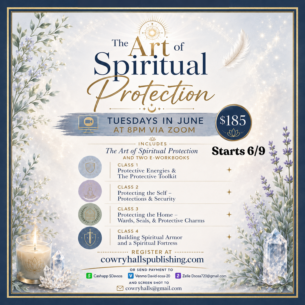 FUENTE June Classes: The Art of Spiritual Protection