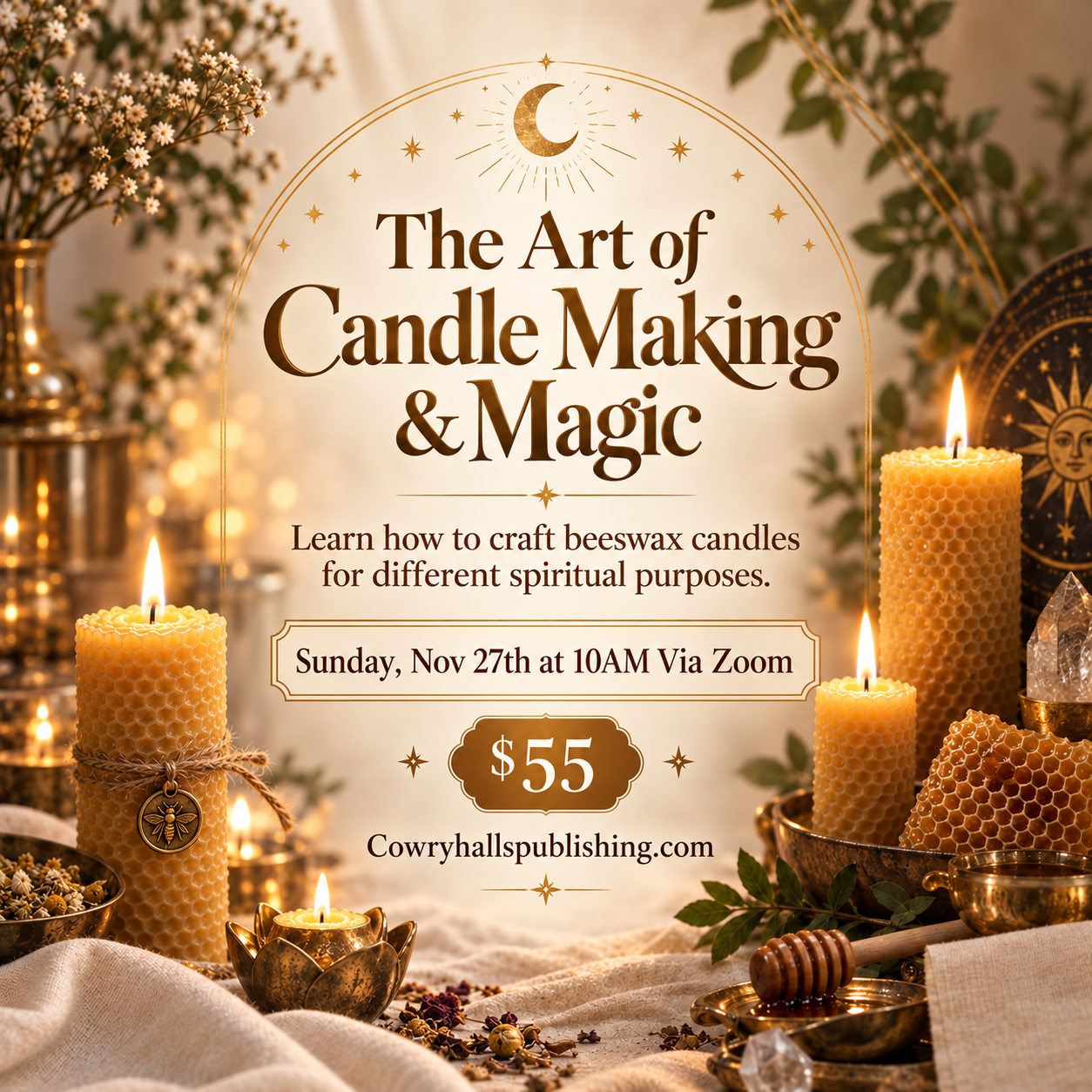 Beeswax Candle Making & Magic