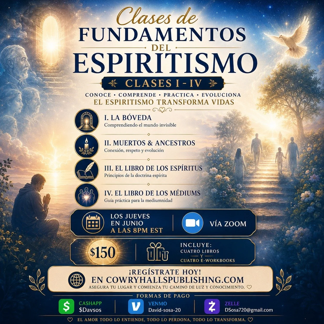 FUENTE Clases en Junio: Fundamentos de Espiritismo