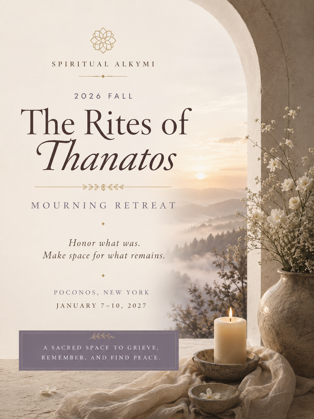 EARLY BIRD Spiritual Alkymi Retreat: The Rites of Thanatos