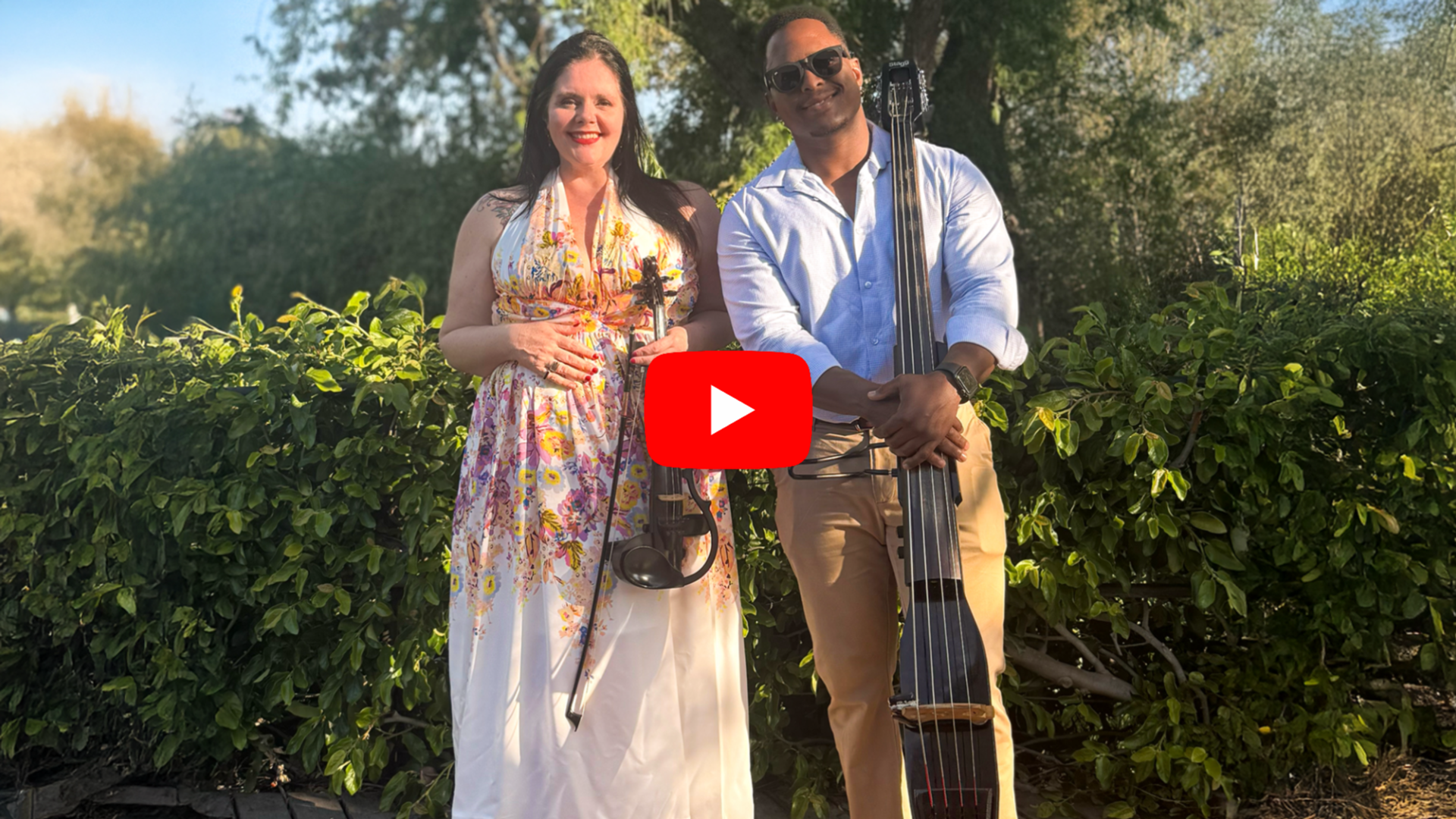 Cape Town Flo performing at the Africa in the World Conference at Spier Wine Farm in Stellenbosch. The electric violin and bass duo provided contemporary African-inspired entertainment for delegates, thought leaders and international guests.