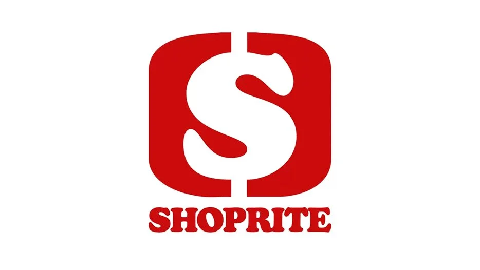 Shoprite logo featuring a red dollar sign inside a red square with rounded edges, and the word "SHOPRITE" in bold red letters below.
