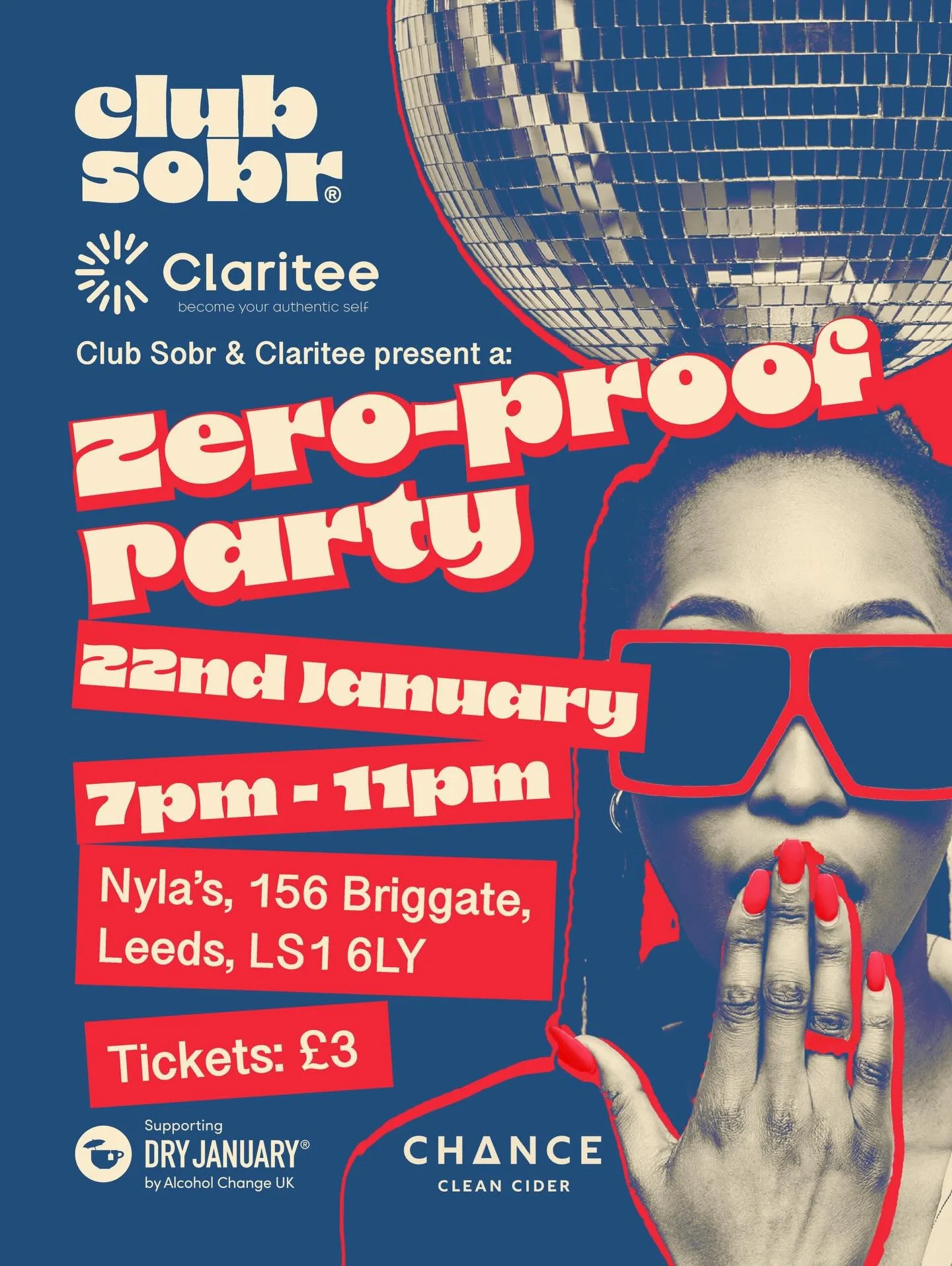 ZERO PROOF. FULL SEND. 🪩🔥

We&rsquo;re throwing a proper party - dancing, celebrating, and vibing together all night long.
Whether you&rsquo;re doing Dry Jan, sober-curious, or just here for the energy&hellip; this one&rsquo;s for you.

Expect big 