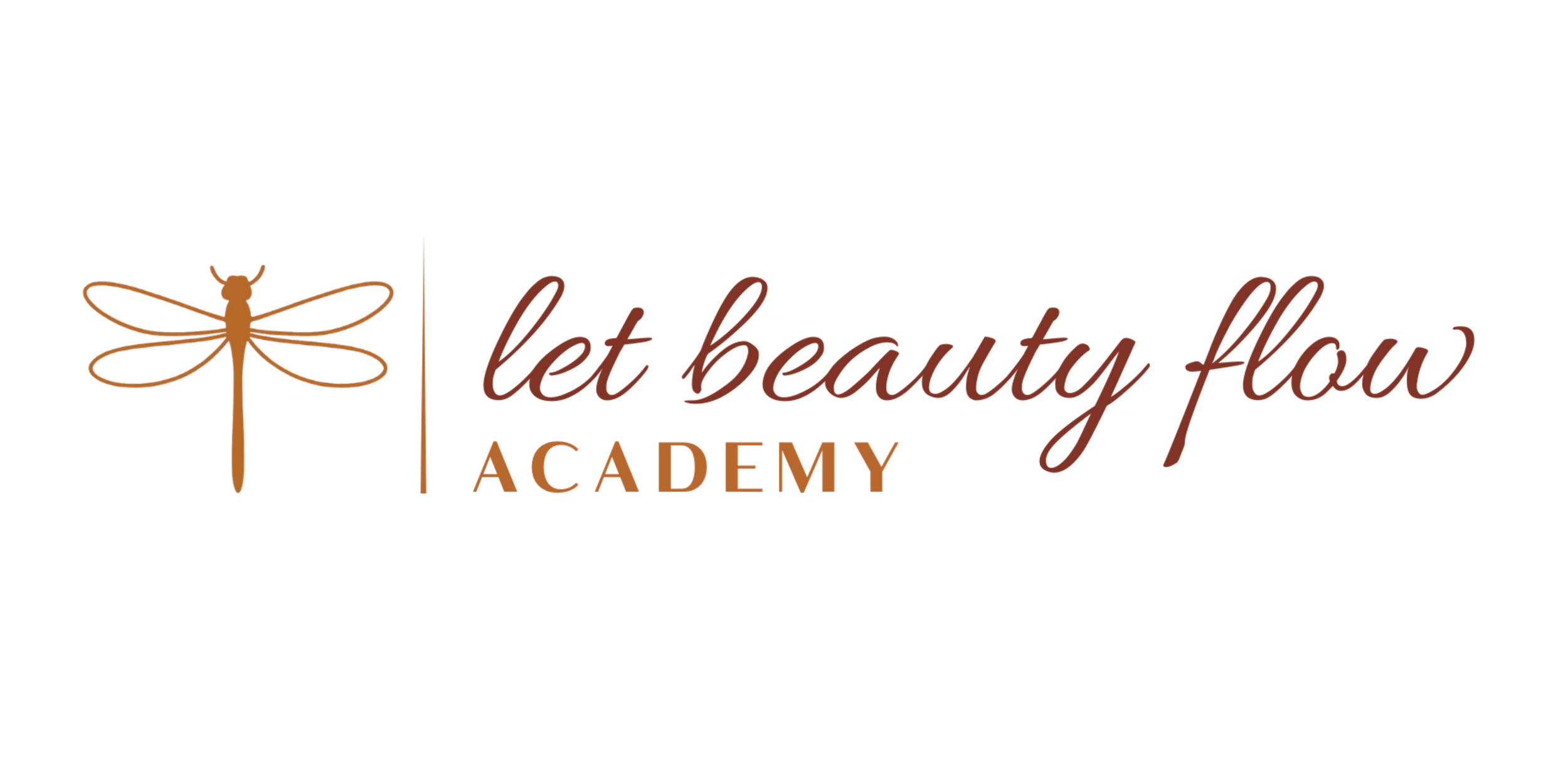 logo libellula let beauty flow academy