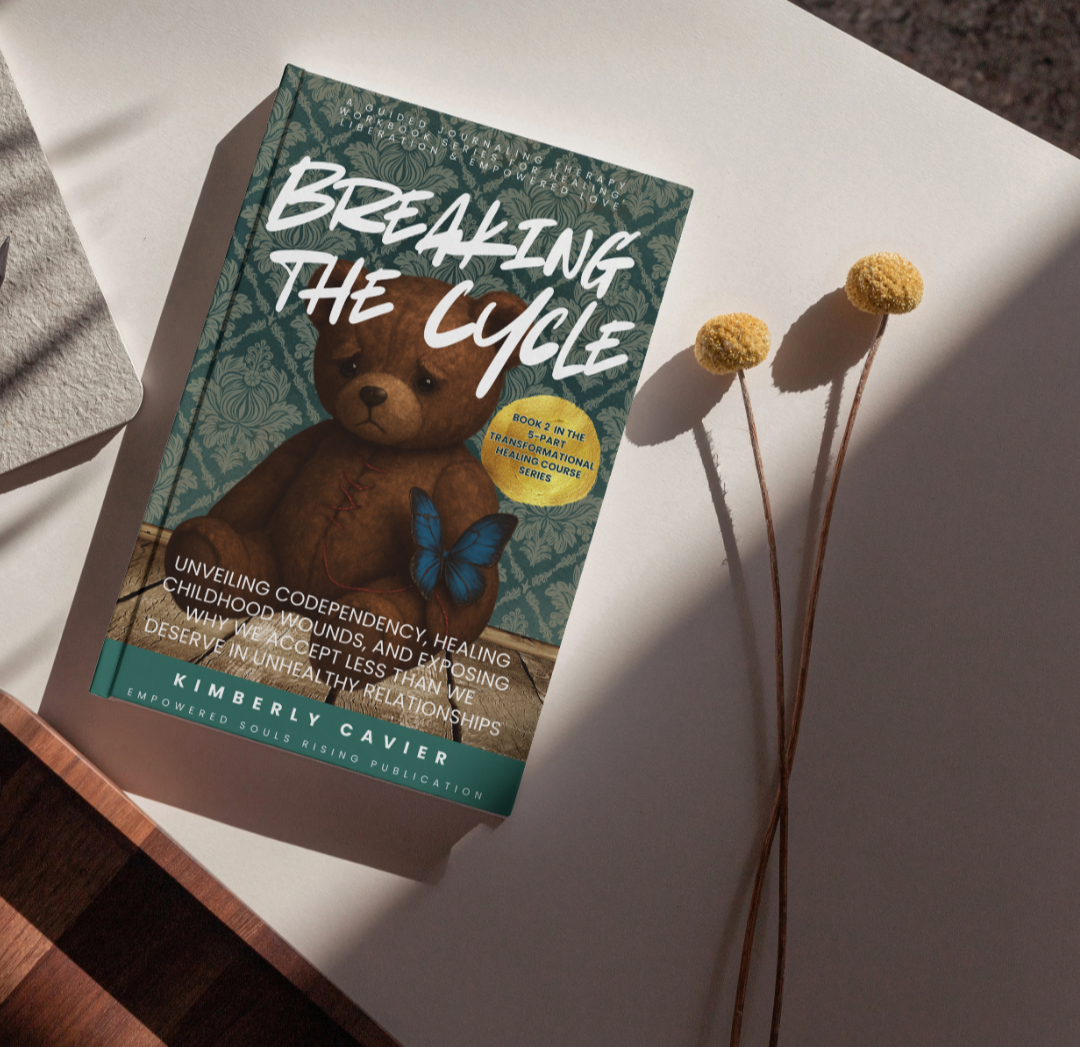 Breaking the Cycle by Kimberly Cavier, a codependency and toxic relationship healing workbook for women breaking unhealthy patterns and reclaiming self-worth.