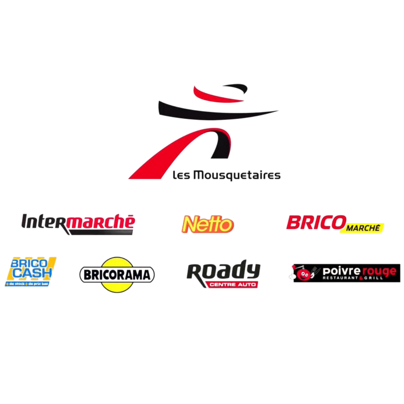 Les Mousquetaires is a major European retail group operating large-scale distribution, mobility, and industrial brands.