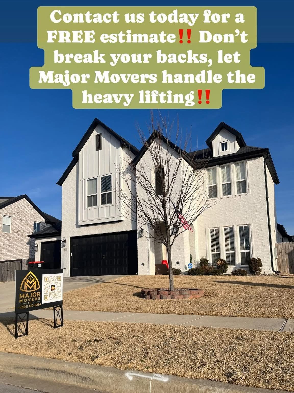 🚛 Looking for reliable local movers⁉️ 🚚

Major Movers LLC is your premier moving solution serving Northwest Arkansas &amp; surrounding areas‼️

We are top-notch, professional relocation specialists ready to serve YOU 🫵🏽 &mdash; your family &amp; 