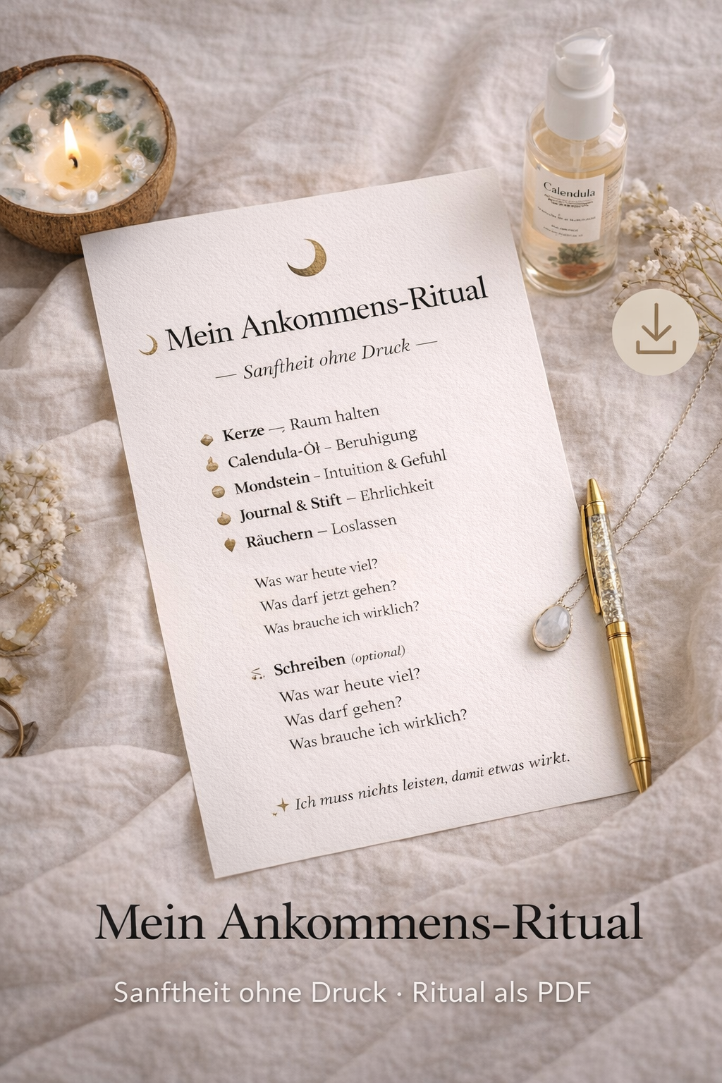 Ankommen-Dein leiser Abend für dich