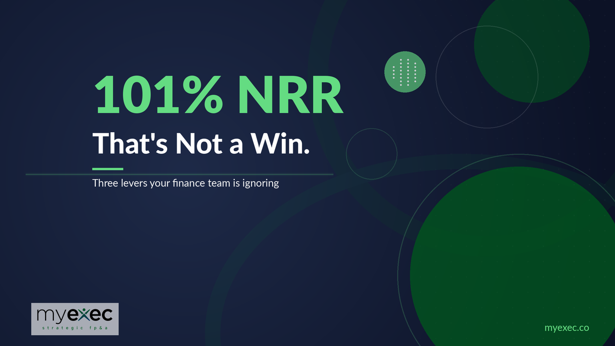 Your NRR Is 101%. That's Not a Win.