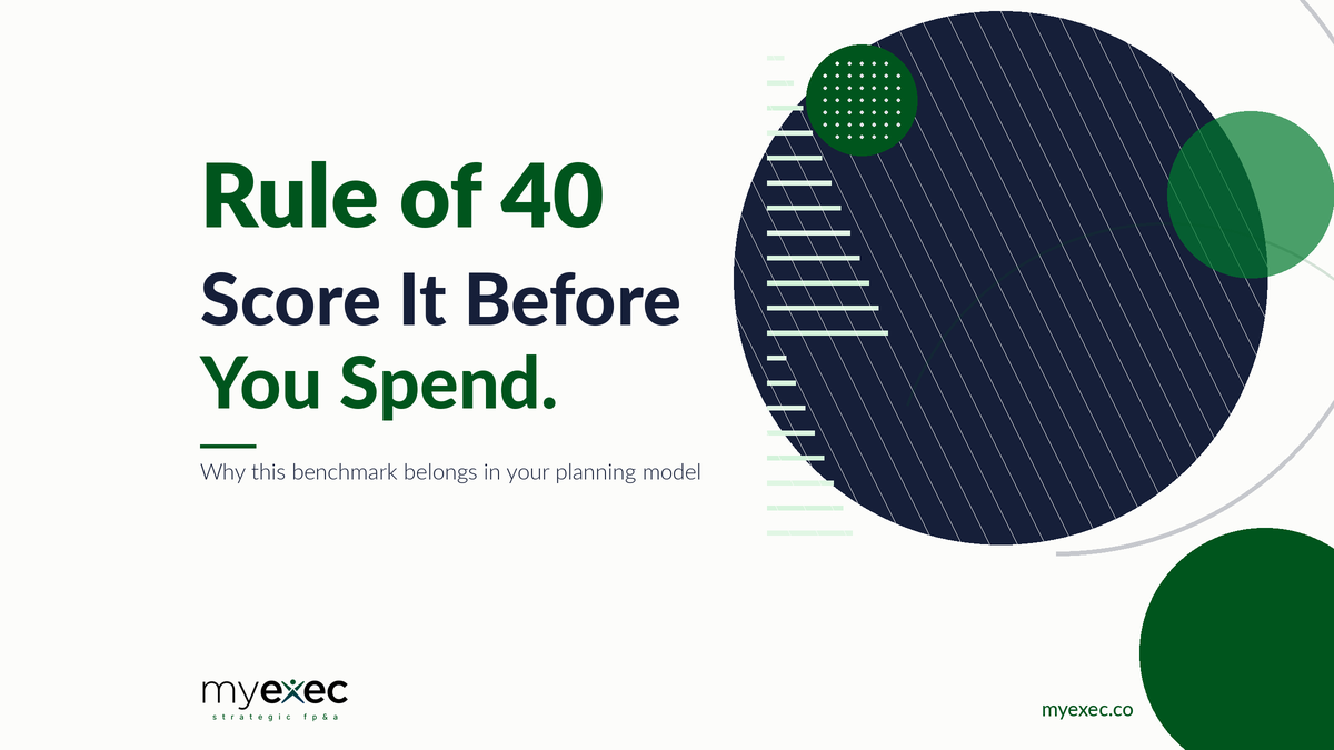 Rule of 40: Use It Before You Spend, Not After