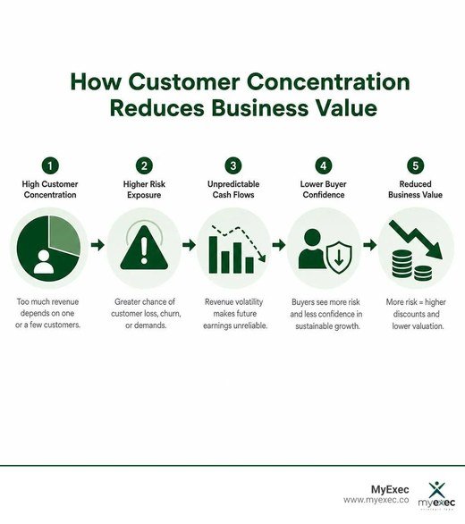 How Customer Concentration Affects Business Valuation