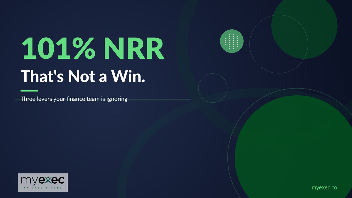 Your NRR Is 101%. That's Not a Win.