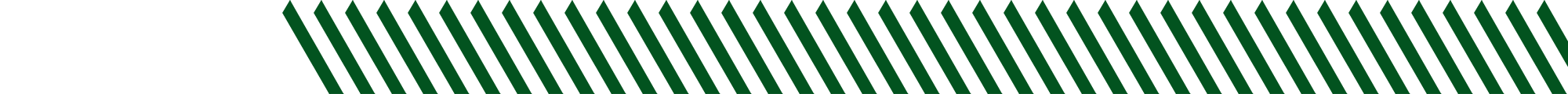 Graphic with green diagonal lines on a black background.